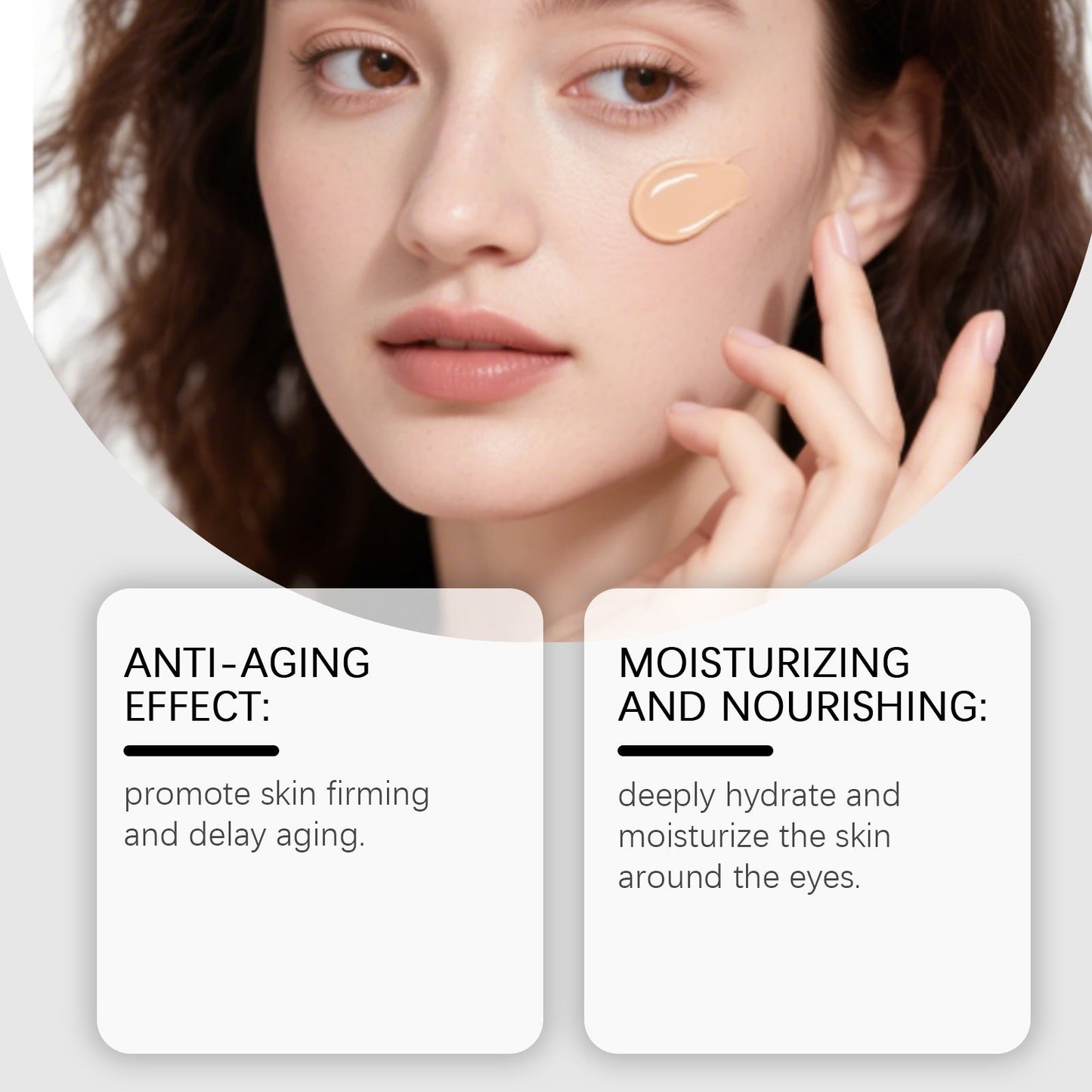 Instant Temporary Eye Tightener Easy-Wear Formula